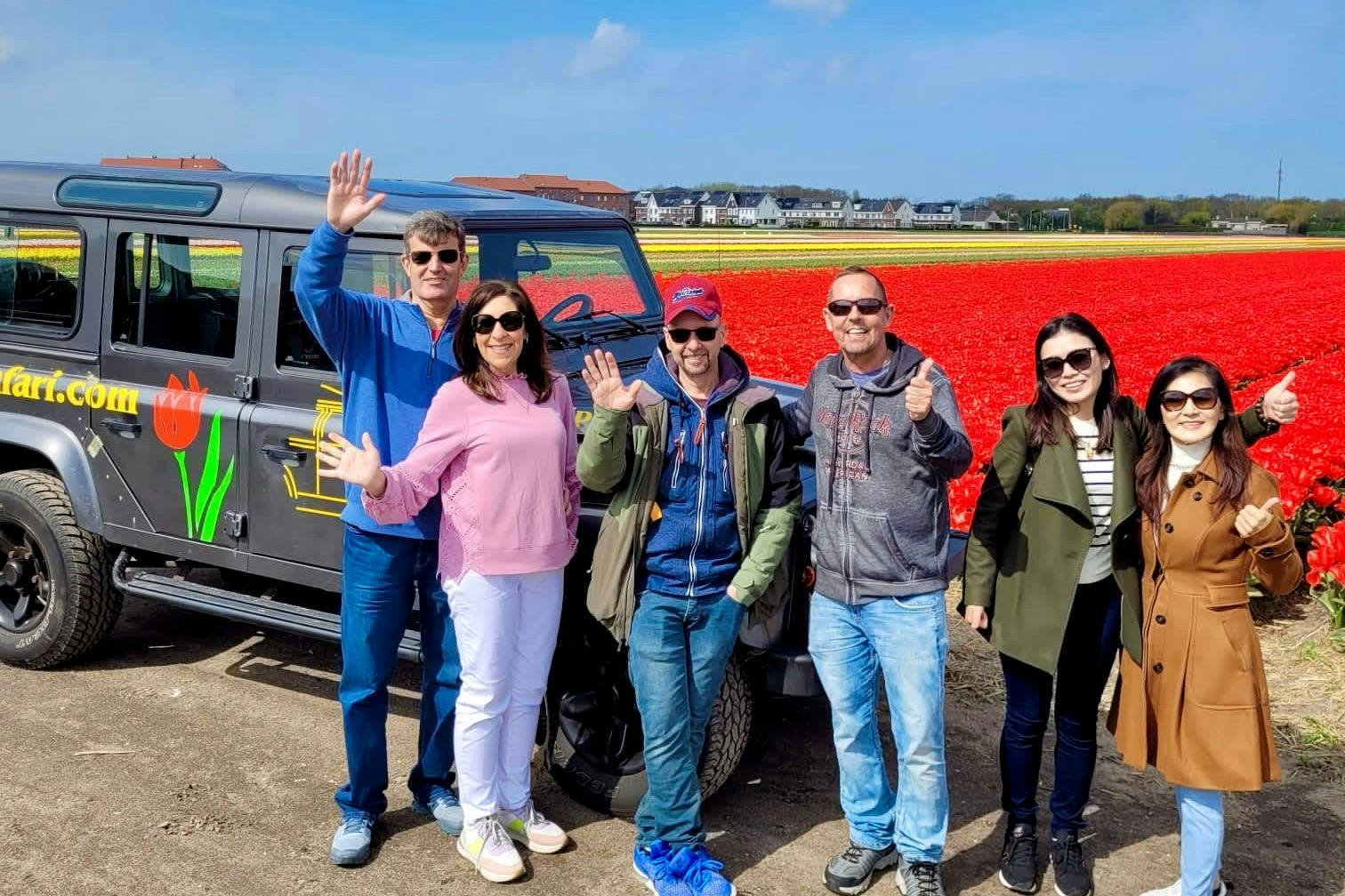 Amsterdam: Guided Land Rover Tulip Tour - Photo 1 of 8