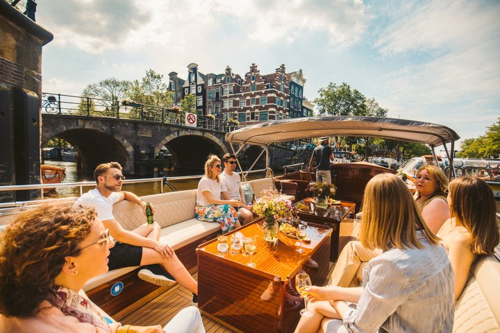 2-Hour Amsterdam Canal Cruise with Drinks & Snacks (Small Group) - Photo 1 of 7
