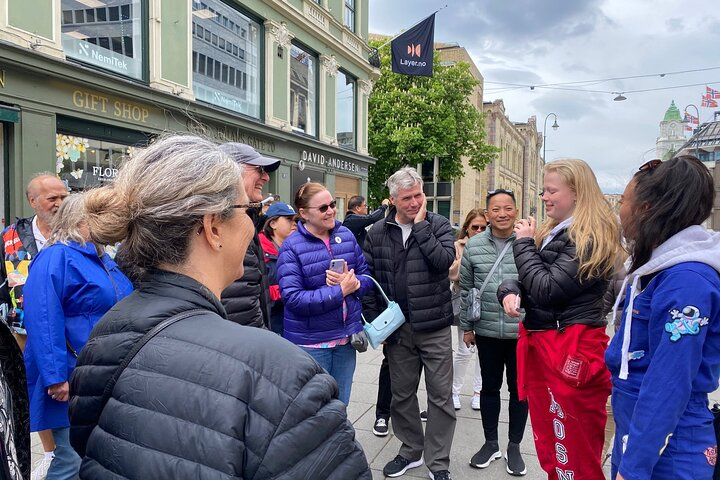 American tourists interacting with the locals during my tour.