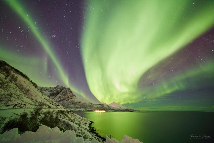 Experience the magic of the Northern Lights surrounded by stunning landscapes and the serene beauty of Tromso. Capture unforgettable moments under the brilliant night sky with expert guidance.