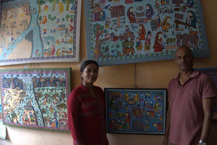 Mithila Painting Workshop in Thimi, Bhaktapur - Photo 1 of 4