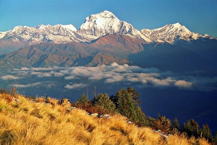 Mountain range from Poonhill