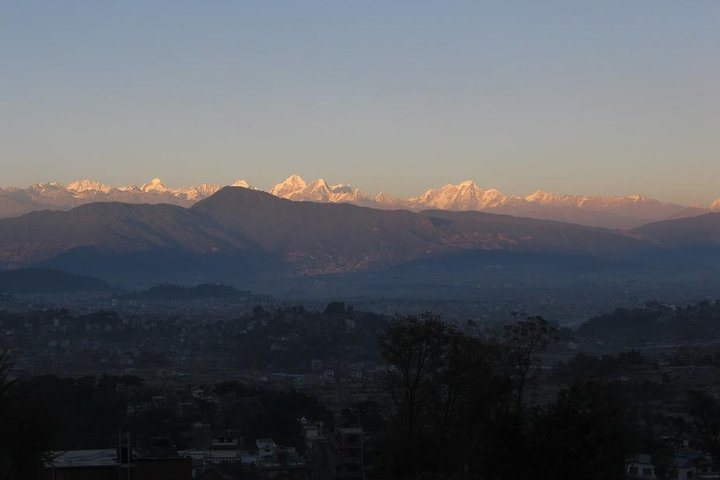 View from Half day hiking Kathmandu