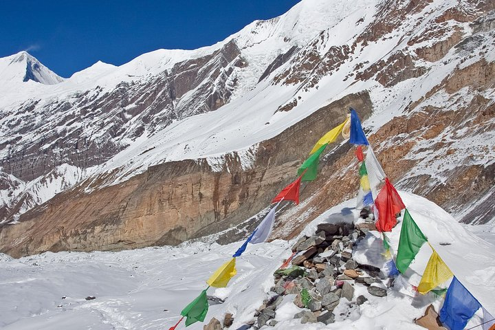 View of Dhaulagiri Base Camp