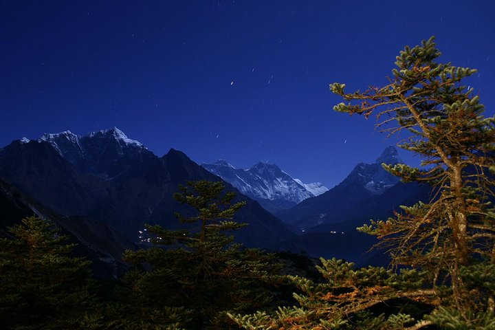 Night view from Everest View Hotel