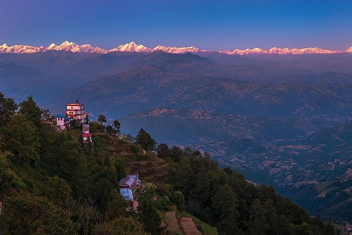 View of Himalayan Range from Nagarkot