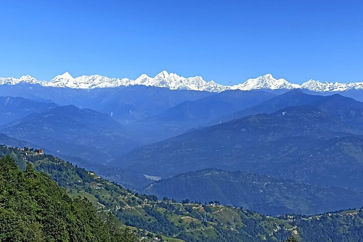 A crystal Himalayan view from Nagarkot