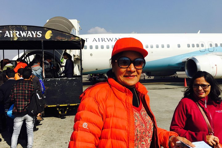 Guest just landed in Airport