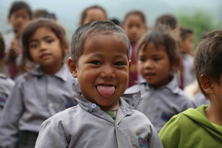Children at the school