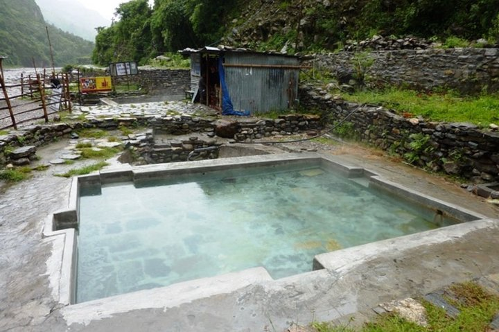 Natural hot spring 