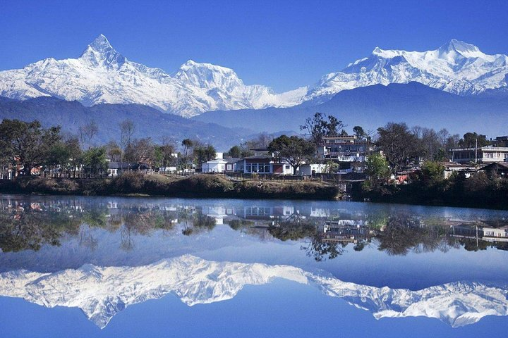 Amazing Pokhara-Fewa Lake and Annapurna Mountains