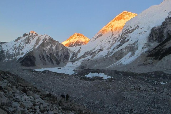 Everest Base Camp sun set