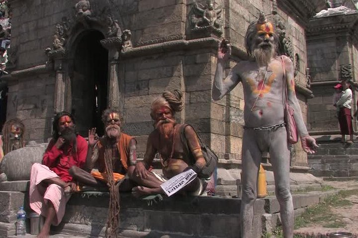 Holy Man (Sadhus) In Pashupati Nath Temple