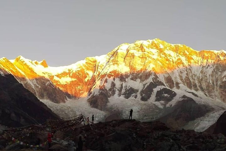 Photo from Annapurna Base Camp with Sunrise.