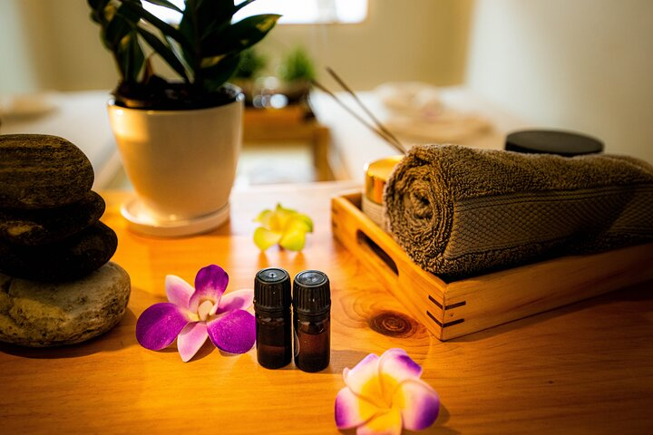 Enjoy the aroma of soothing essential oils
