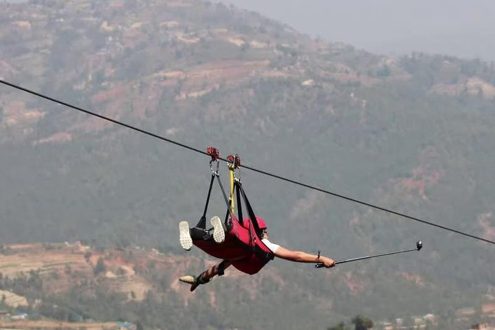 Kathmandu: Zipline Adventure in Dhulikhel with Pickup & Lunch - Photo 1 of 2