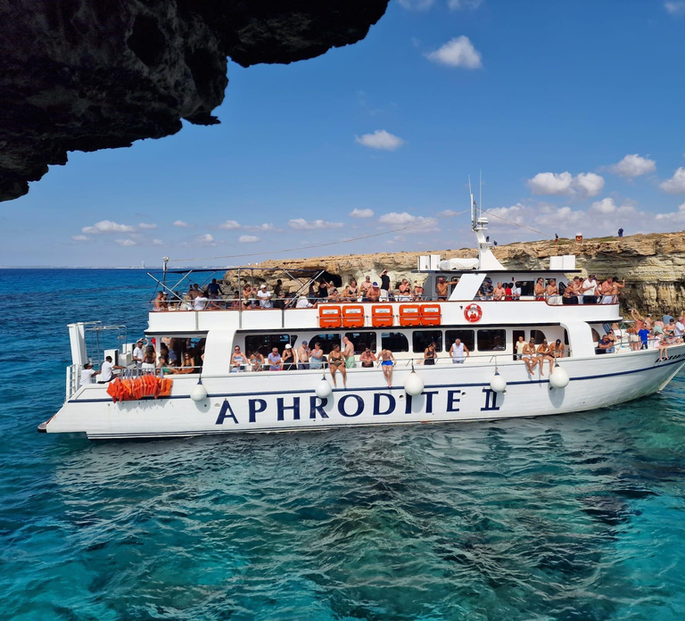 Ayia Napa: Lazy Day Cruise, Turtle Cove, Blue Lagoon & Lunch - Photo 1 of 10