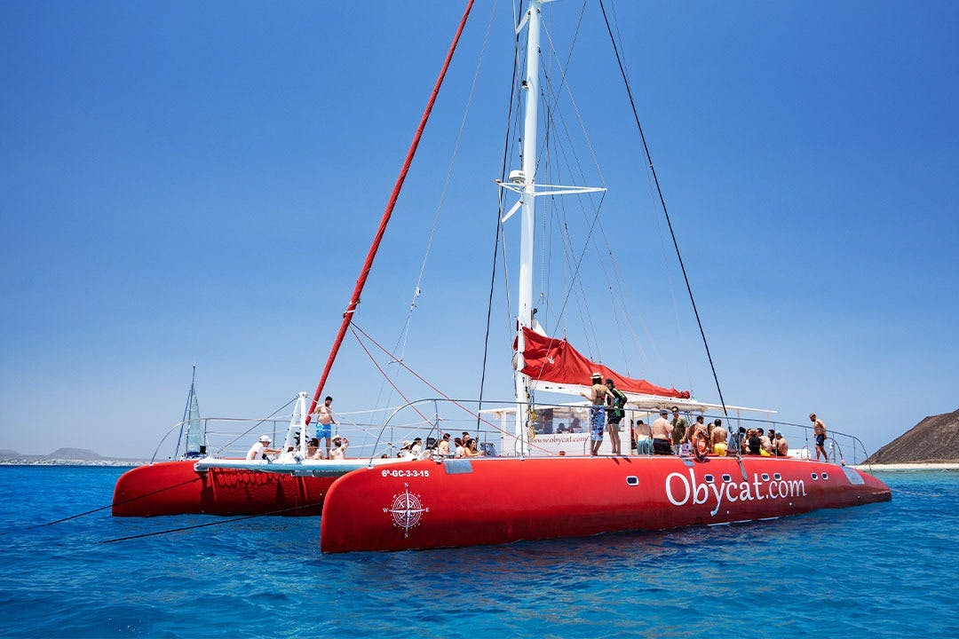 Caleta de Fuste: Catamaran Cruise + Lunch + Unlimited Drinks - Photo 1 of 4