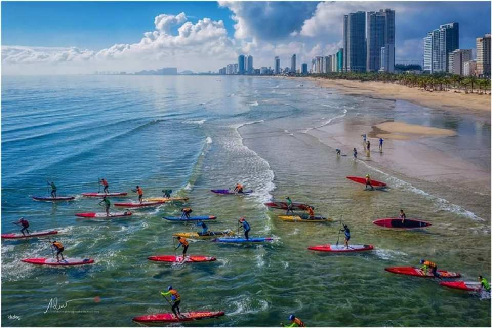 Danang Stand-Up Paddleboarding (SUP) Experience Tour (Sunrise/Sunset) - Photo 1 of 5