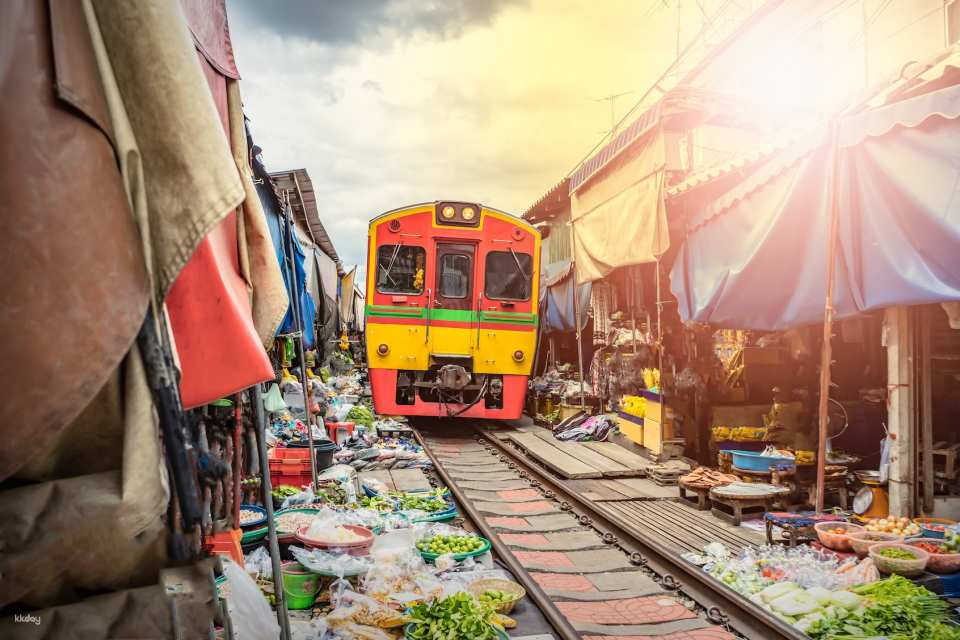 Day Tour from Bangkok: Maeklong Train Market, Floating Market & Amphawa Sri Cafe | Thailand - Photo 1 of 6