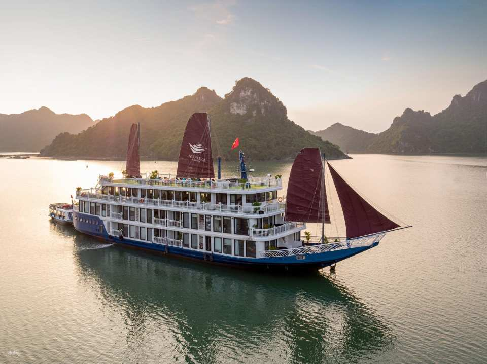 [FREE TRANSPORTATION] Aurora Cruise | 2D1N & 3D2N | Discover Ha Long Bay & Lan Ha Bay with Kayaking & Cooking Vietnamese Food Class - Photo 1 of 10