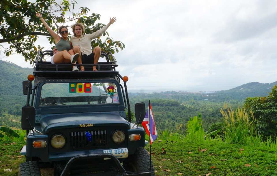 From Koh Samui: Island Sightseeing Shared Tour by Army Jeep | Thailand - Photo 1 of 10