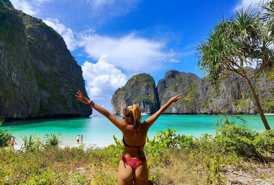 From Krabi: Phi Phi Day Trip with Private Longtail Boat & Transfer | Thailand - Photo 1 of 10