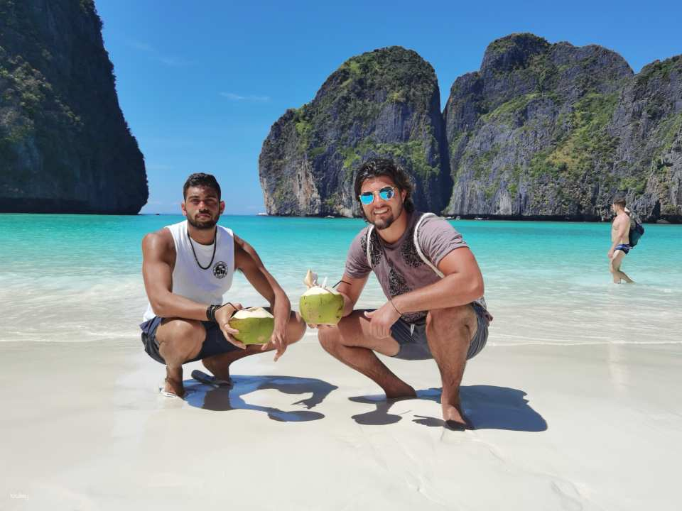 From Railay: Phi Phi Day Trip with Private Longtail Boat & Transfer | Thailand - Photo 1 of 10