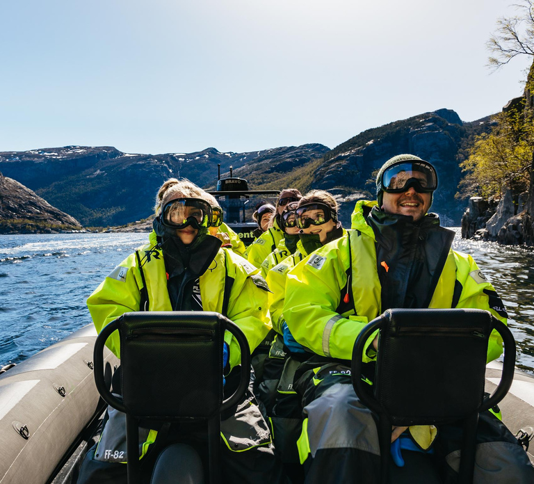 From Stavanger: RIB Tour to Lysefjord & Preikestolen - Photo 1 of 10