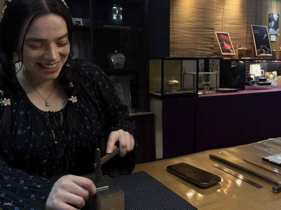'Gindentou' Tokyo Asakusa Traditional Silversmithing Experience | Metalworking Ring & Spoon DIY - Photo 1 of 10