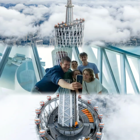 Guangzhou：Canton Tower skyview Ticket 433m/450m/488m - Photo 1 of 4