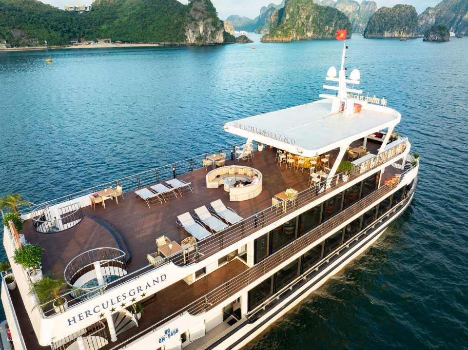 Ha Long Bay - Hercules Grand Luxury Day Cruise - Surprise cave, kayaking & Titov Island- Departure from Hanoi - Photo 1 of 10