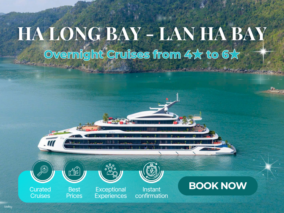 6-Star Ha Long & Lan Ha Bay 2D1N Cruise with Kayaking, Bay Exploration & Onboard Experiences - Photo 1 of 10
