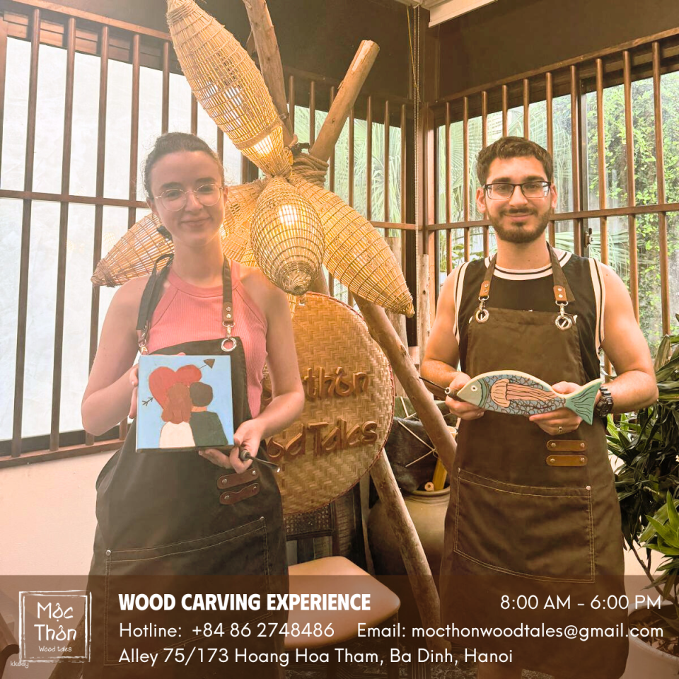 Discover Hanoi Through Wood: Hands-On Carving Experience - Photo 1 of 10