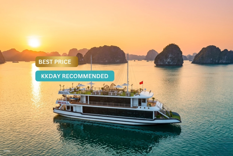 Hercules Premium Day Cruise | Experience Ha Long Bay with Kayaking & Lunch Included | Optional Round-trip Transfer from Hanoi - Photo 1 of 10