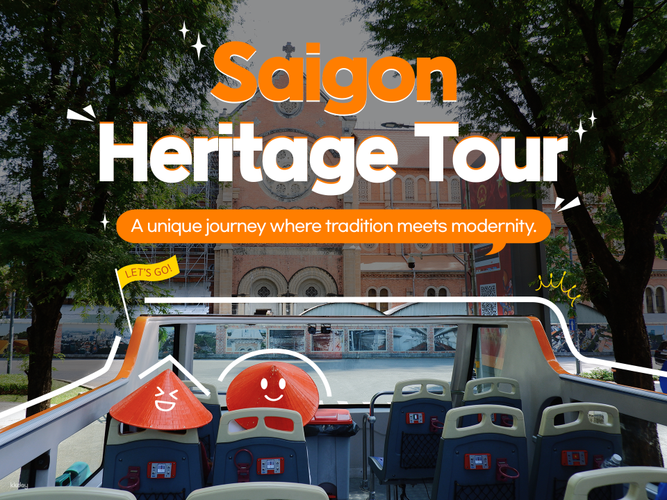 Ho Chi Minh City Hop-on Hop-off Bus Ticket – Saigon Heritage (Day Tour & Night Tour) - Photo 1 of 8