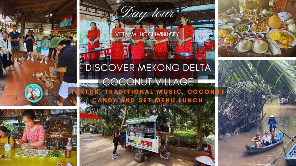 Ho Chi Minh | Discover Mekong Delta, Coconut Village Tour - TukTuk Countryside Ride, Traditional Music & Coconut Candy Making with Lunch Set Menu | Departure from HCM - Photo 1 of 10