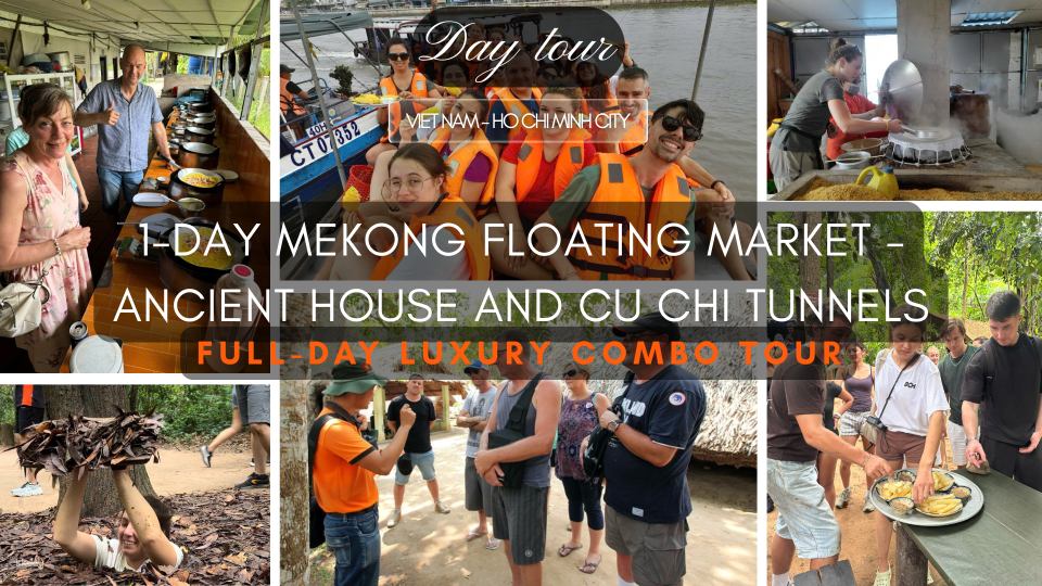 Ho Chi Minh | MAX 12 - 1-Day Mekong Delta Cai Rang Floating Market, Ancient House and Cu Chi Tunnels Tour with Pancake Cooking, Tapioca & Cake | Departure from HCM - Photo 1 of 10