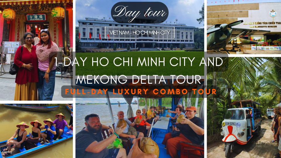 Ho Chi Minh | MAX 12 - Ho Chi Minh City Half-Day & Mekong Delta Luxury Tour – 6 Iconic Landmarks, Canal Sampan Ride & Tuk-tuk experiences | Departure from HCM - Photo 1 of 10