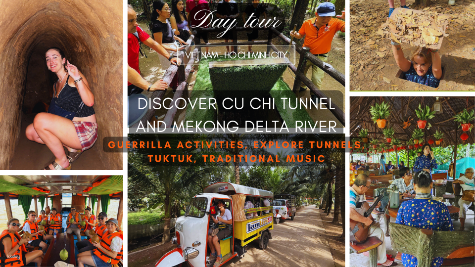 Ho Chi Minh | MAX 14 - Discover Cu Chi Tunnels System & Mekong Delta - Secret Traps, Guerrilla Activities, Traditional Music, TukTuk Ride & Coconut Village Tour | Departure from HCM - Photo 1 of 10