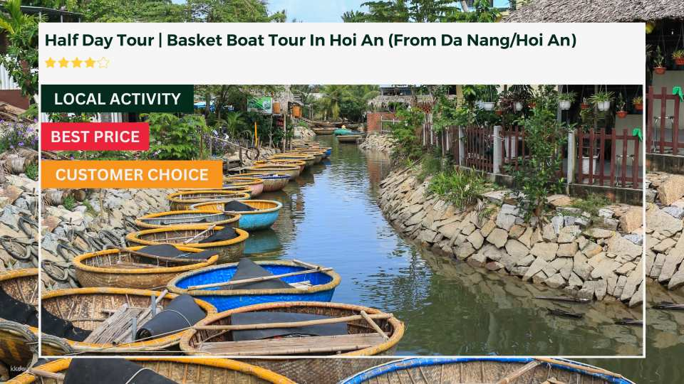 Hoi An Half Day Tour: Basket Boat Tour From Da Nang/Hoi An - Photo 1 of 8