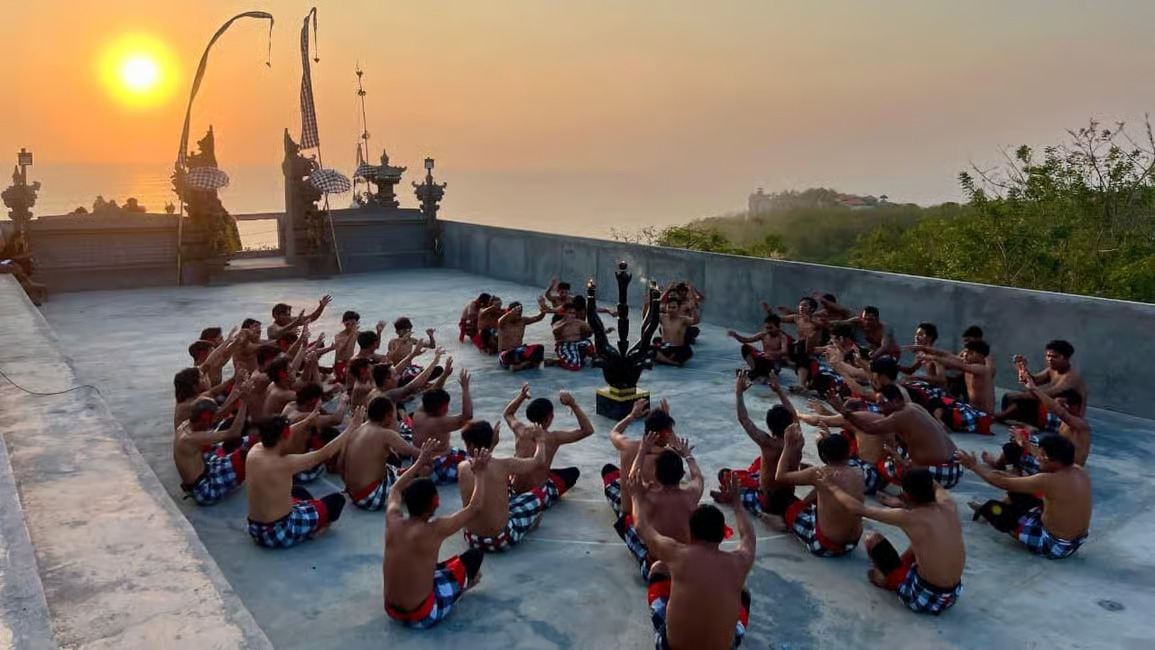 Kecak Fire Dance Karang Boma Cliff  Uluwatu - Photo 1 of 6