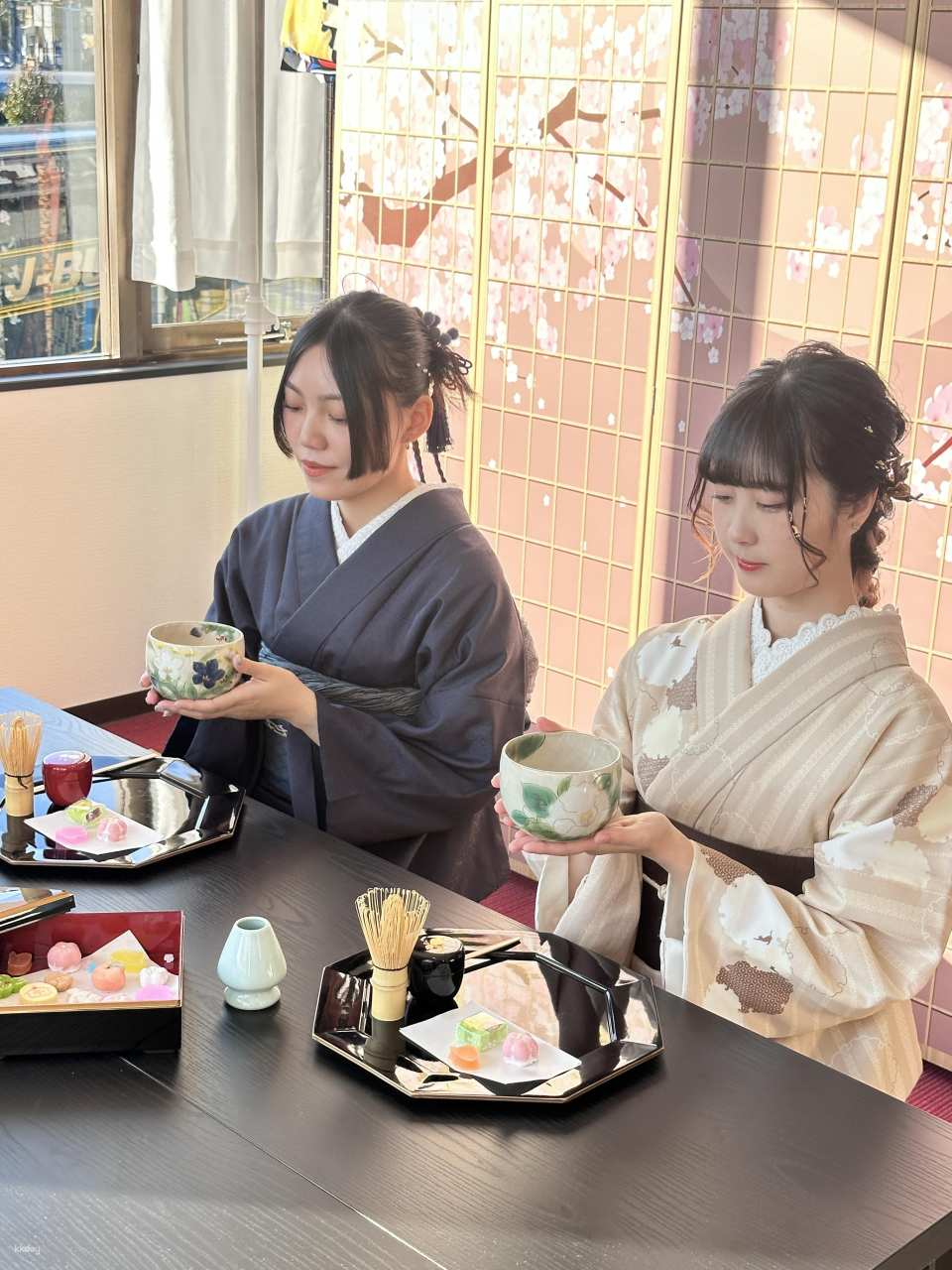 Kyoto Tea Ceremony & Matcha Making Experience with Kimono Rental /TIA Arashiyama Shop｜EnglishOK｜5 minutes from Arashiyama Station - Photo 1 of 7