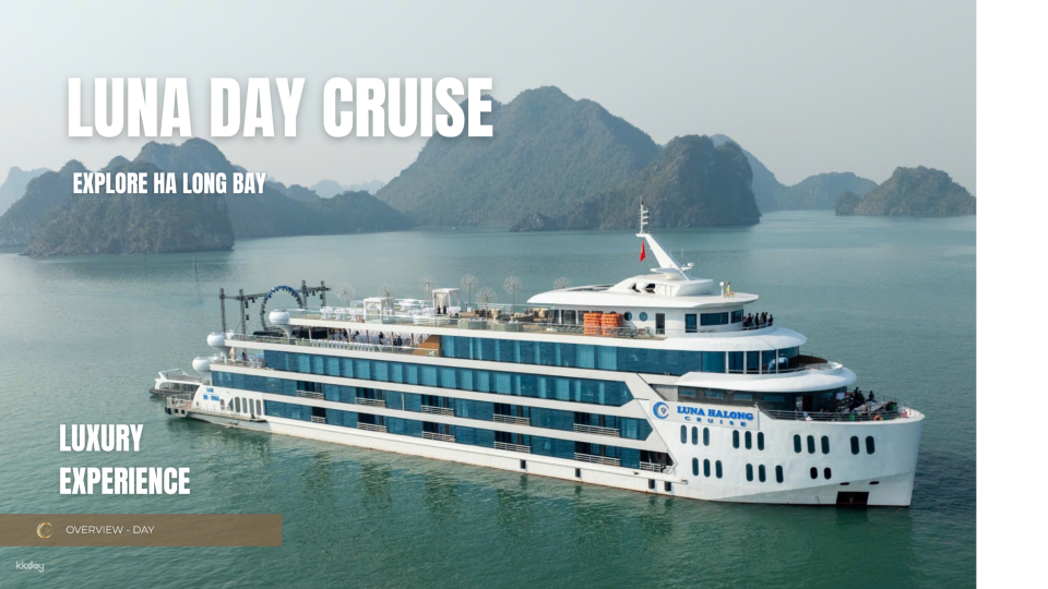 Luna 5-Star Luxury Day Cruise | Ha Long Bay, Sung Sot Cave, Ti Top Island, Glass-Bottom Pool & 360° Ocean Views | Optional Hanoi Round-Trip Transfer - Photo 1 of 10