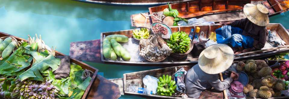 Maeklong Railway & Damnoen Saduak Floating Market Day Tour from Bangkok | Thailand - Photo 1 of 10