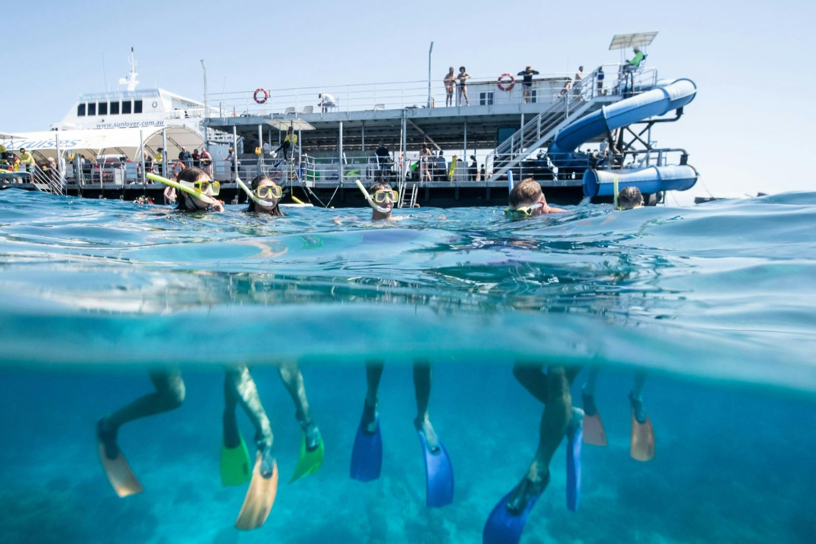 Moore Reef: Pontoon Tour from Cairns + Lunch + Snorkeling - Photo 1 of 8
