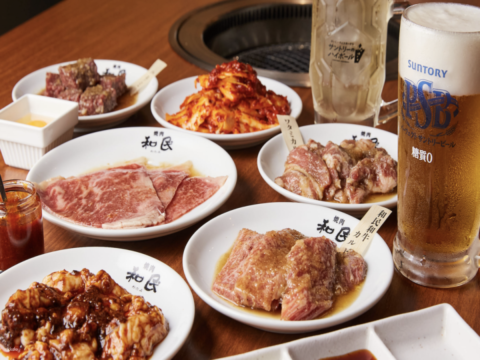 Nagoya, Osaka, Tokyo, Yokohama, Japan | Yakiniku Watami Chain Yakiniku Wagyu Beef 90-Minute All-You-Can-Eat - Photo 1 of 10