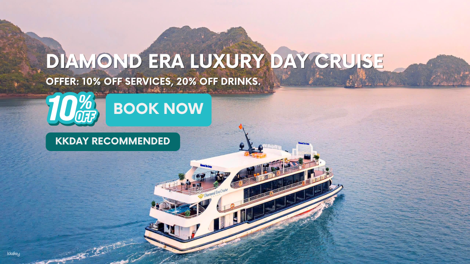 [NEW LAUNCHED] Diamond Era Luxury Day Cruise | Discover Beautiful Scenery Ha Long Bay with Sung Sot & Ti Top | Vietnam - Photo 1 of 8