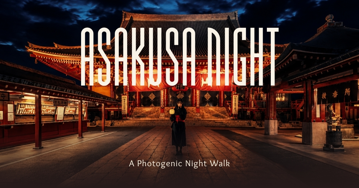 NINJA GO TOUR・Tokyo | Asakusa: Photogenic Night Walk (60min / Kids Free) - Photo 1 of 16