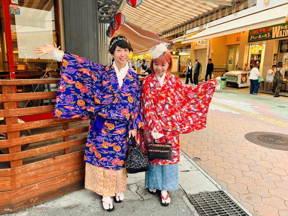 Okinawa Ryusou Rental Experience | Includes Goshuin-cho, Lace Accessories, and 9:00 PM Return (Kokusai Dori, Makishi Public Market) - Photo 1 of 8